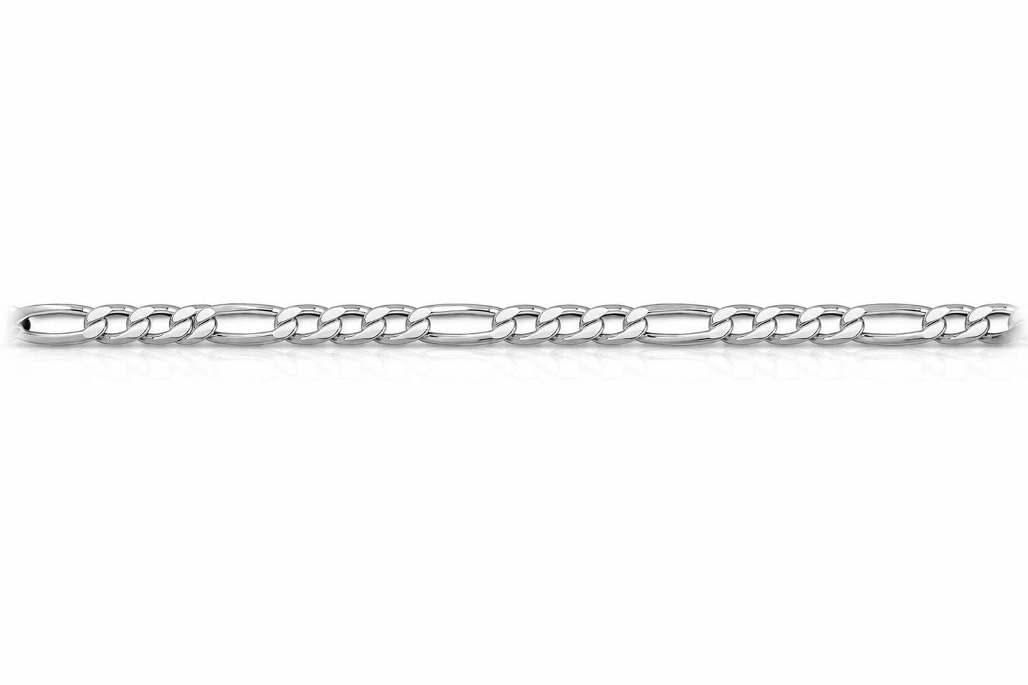 Men's Chain 925 Silver Rhodium Plated