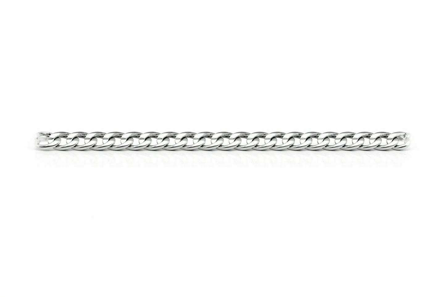 Men's Chain 925 Silver Rhodium Plated