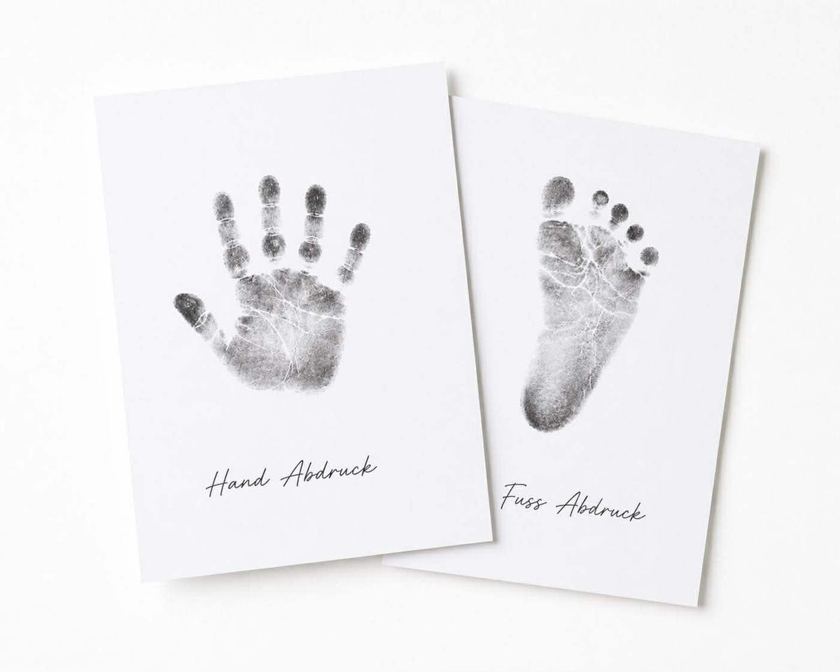Hand- und Fußabdrücke Anleitung