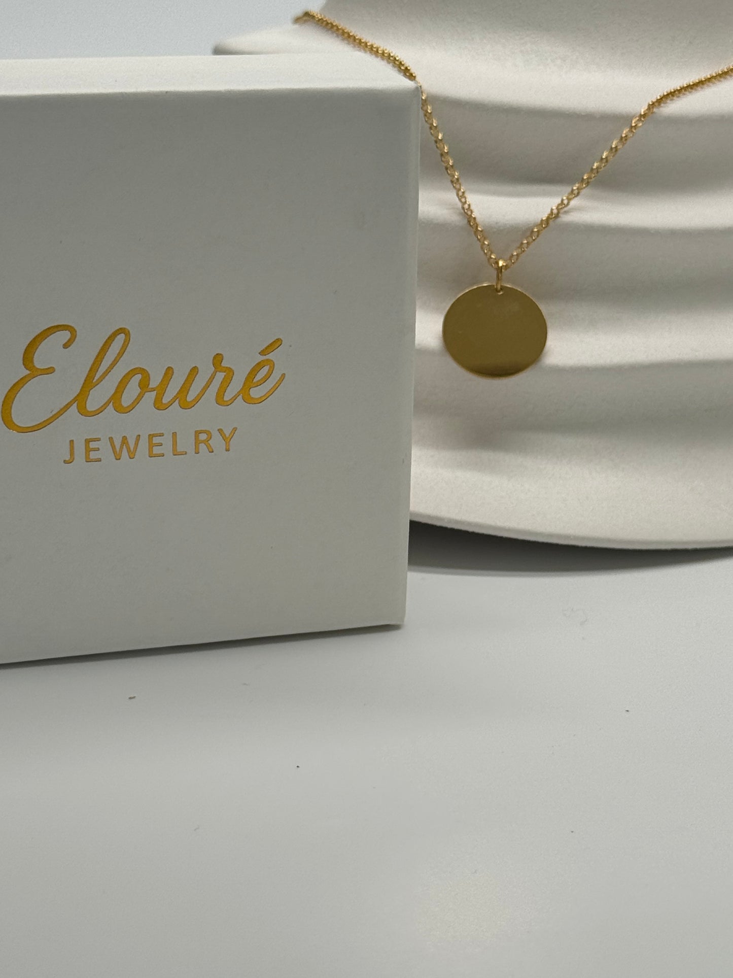 Personalized Men's Necklace Pendant Engraved Zodiac Sign Round 22 mm 925 Silver 18K Gold Plated