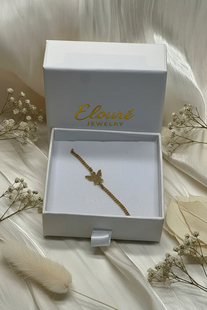 Personalized Angel Bracelet 14 mm with Engraving 925 Silver 18K Gold Plated