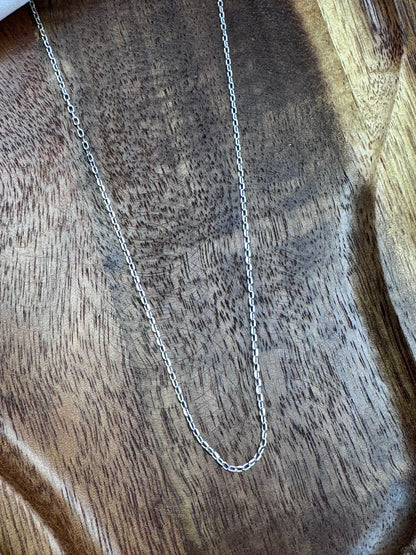 Anchor Chain 925 Sterling Silver Rhodium-Plated 1.2 mm