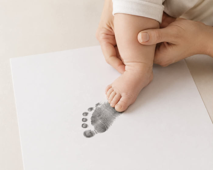 Hand oder Fußabdruck Anleitung